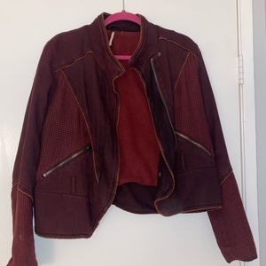 Free people maroon jacket